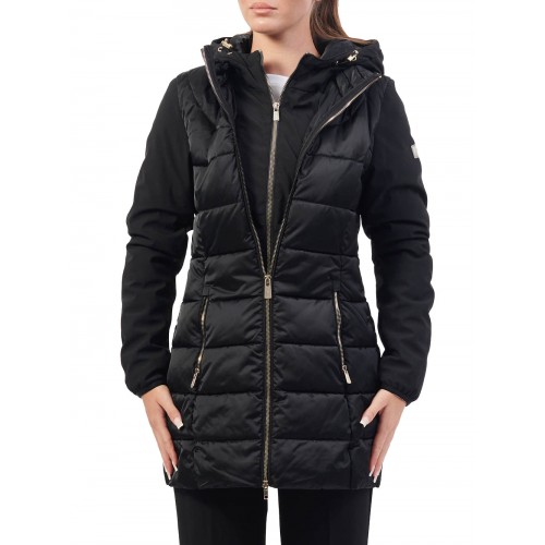 Acquista online Yes-Zee  giubotto lungo trapuntato con cappuccio Giubbotti Yes Zee 91,00 € paga con PayPal