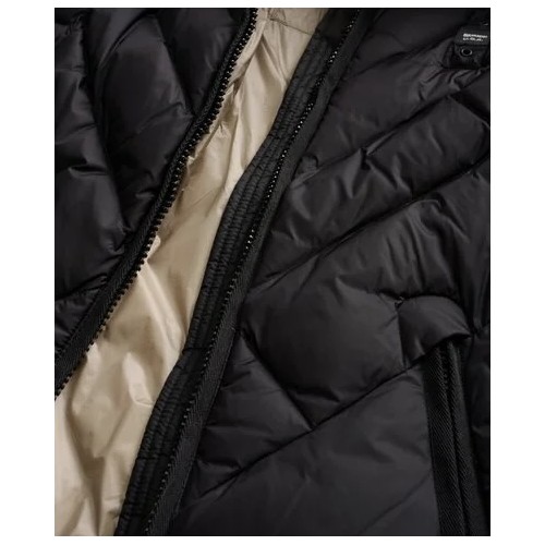 Acquista online Blauer Alicia piumino a linee geometriche con pelliccia Giubbotti Blauer 420,00 € paga con PayPal