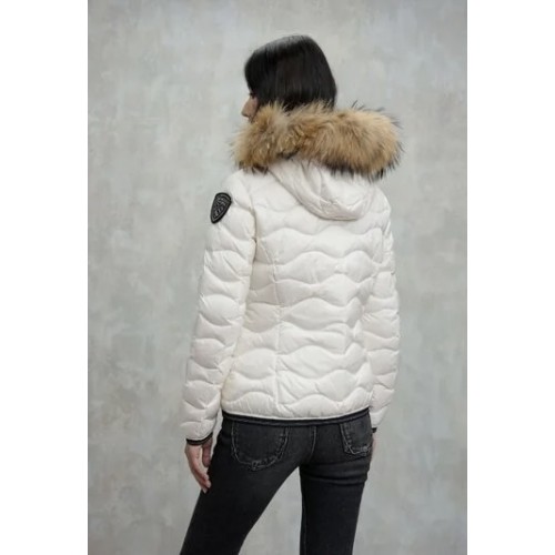 Acquista online Blauer Aldie piumino con pelliccia Giubbotti Blauer 360,00 € paga con PayPal