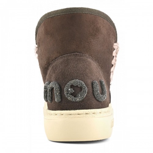 Acquista online Mou eskimo sneaker bold glitter logo suede Scarpe Mou 182,00 € paga con PayPal