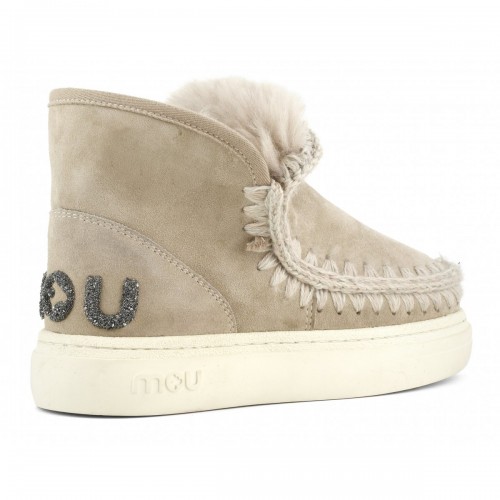 Acquista online Mou eskimo sneaker bold glitter logo suede Scarpe Mou 182,00 € paga con PayPal