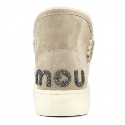 Acquista online Mou eskimo sneaker bold glitter logo suede Scarpe Mou 182,00 € paga con PayPal