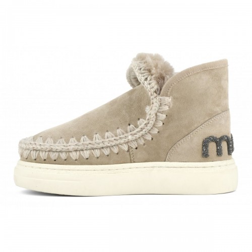 Acquista online Mou eskimo sneaker bold glitter logo suede Scarpe Mou 182,00 € paga con PayPal