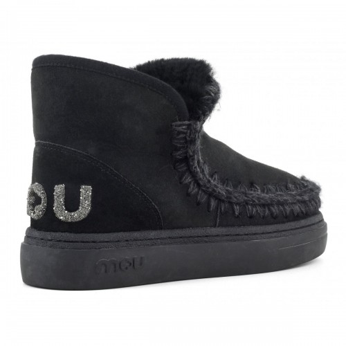 Acquista online Mou eskimo sneaker bold glitter logo suede Scarpe Mou 182,00 € paga con PayPal