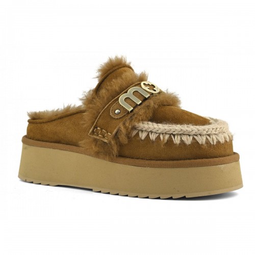 Acquista online Mou platform clog whith strap logo Scarpe Mou 154,00 € paga con PayPal