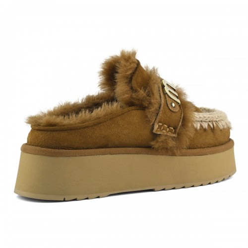 Acquista online Mou platform clog whith strap logo Scarpe Mou 154,00 € paga con PayPal