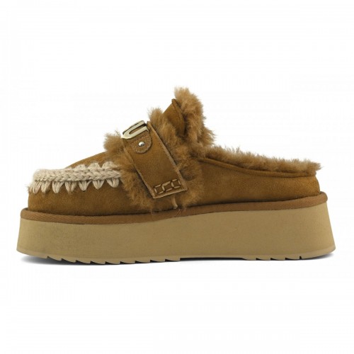 Acquista online Mou platform clog whith strap logo Scarpe Mou 154,00 € paga con PayPal