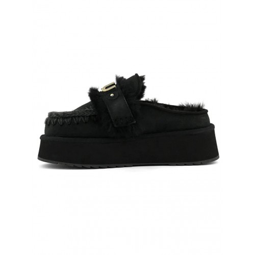 Acquista online Mou platform clog whith strap logo Scarpe Mou 154,00 € paga con PayPal