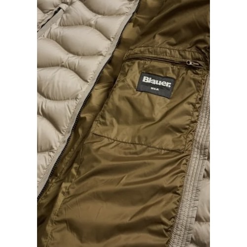 Acquista online Blauer piumino lungo ad onde con pelliccia Giubbotti Blauer 385,00 € paga con PayPal