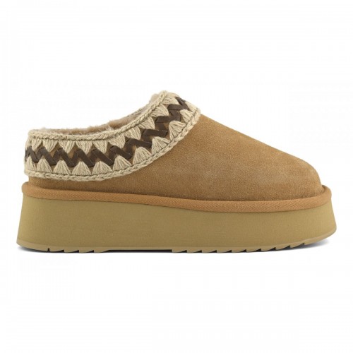 Acquista online Mou platform clog suede leather sitiching Scarpe Mou 154,00 € paga con PayPal