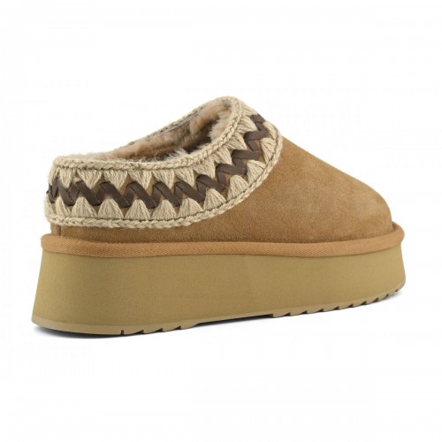 Acquista online Mou platform clog suede leather sitiching Scarpe Mou 154,00 € paga con PayPal