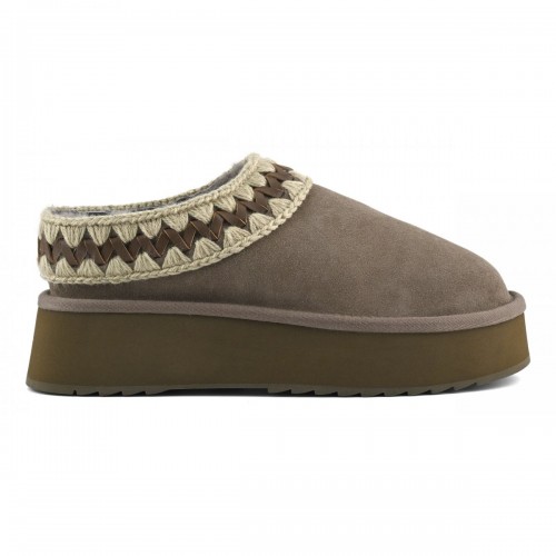 Acquista online Mou platform clog suede leather sitiching Scarpe Mou 154,00 € paga con PayPal