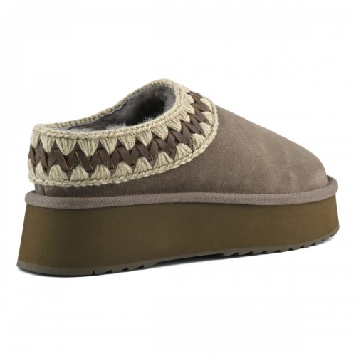 Acquista online Mou platform clog suede leather sitiching Scarpe Mou 154,00 € paga con PayPal