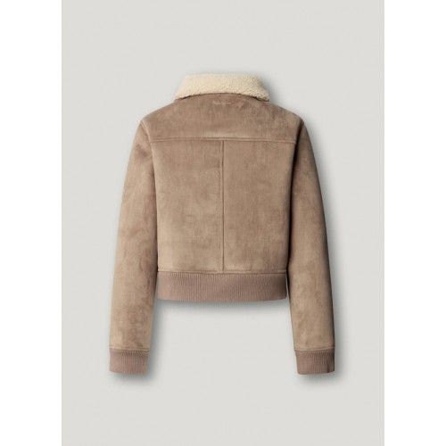 Acquista online Giacca bomber colletto in montone Giubbotti Pepe jeans 179,00 € paga con PayPal