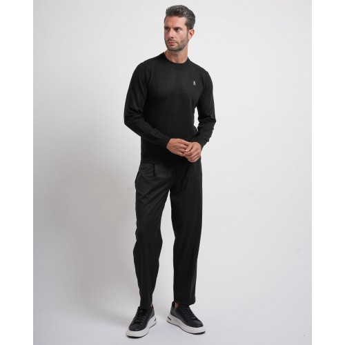 Acquista online Maglione uomo Refrigue girocollo con logo Maglioni Refrigue 55,20 € paga con PayPal