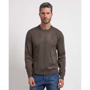 Maglione uomo Refrigue girocollo con logo