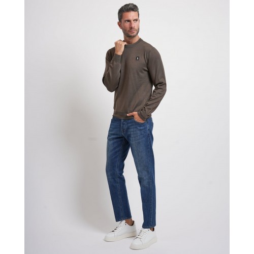 Acquista online Maglione uomo Refrigue girocollo con logo Maglioni Refrigue 55,20 € paga con PayPal