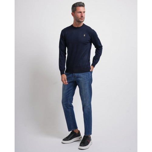 Acquista online Maglione uomo Refrigue girocollo con logo Maglioni Refrigue 55,20 € paga con PayPal