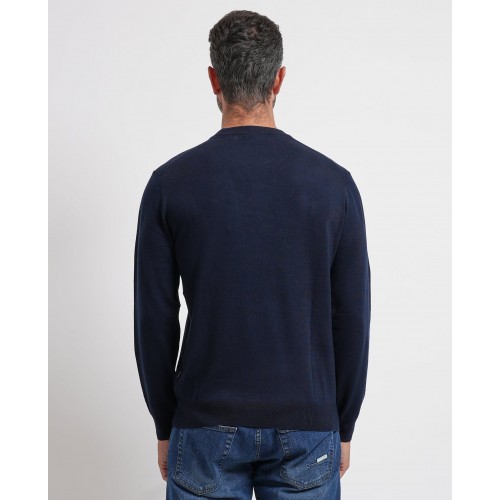 Acquista online Maglione uomo Refrigue girocollo con logo Maglioni Refrigue 55,20 € paga con PayPal