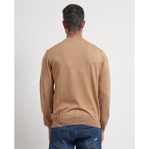 Acquista online Maglione uomo Refrigue girocollo con logo Maglioni Refrigue 55,20 € paga con PayPal