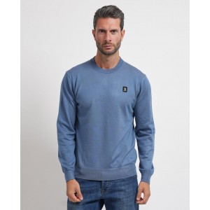 Maglione uomo Refrigue girocollo con logo