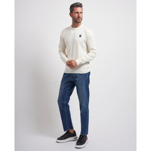 Acquista online Maglione uomo Refrigue girocollo con logo Maglioni Refrigue 55,20 € paga con PayPal