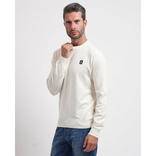 Acquista online Maglione uomo Refrigue girocollo con logo Maglioni Refrigue 55,20 € paga con PayPal