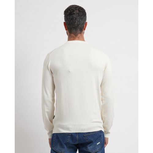 Acquista online Maglione uomo Refrigue girocollo con logo Maglioni Refrigue 55,20 € paga con PayPal