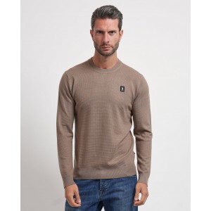 Maglione uomo Refrigue girocollo con logo
