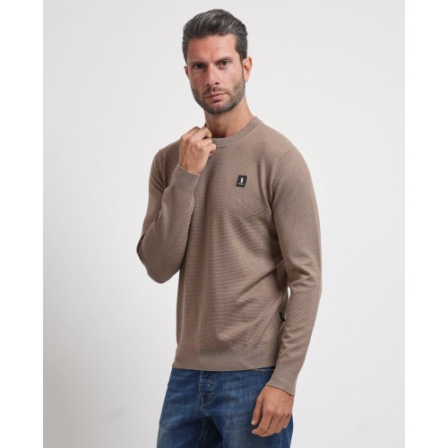 Acquista online Maglione uomo Refrigue girocollo con logo Maglioni Refrigue 55,20 € paga con PayPal