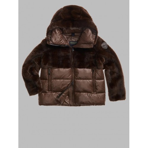 Acquista online Blauer Fenevil eco fur jacket Giubbotti Blauer 280,00 € paga con PayPal