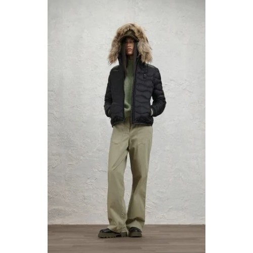 Acquista online Blauer piumino corto con pelliccia Aldie Giubbotti Blauer 368,00 € paga con PayPal