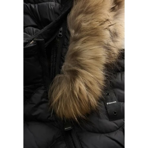 Acquista online Blauer piumino corto con pelliccia Aldie Giubbotti Blauer 368,00 € paga con PayPal