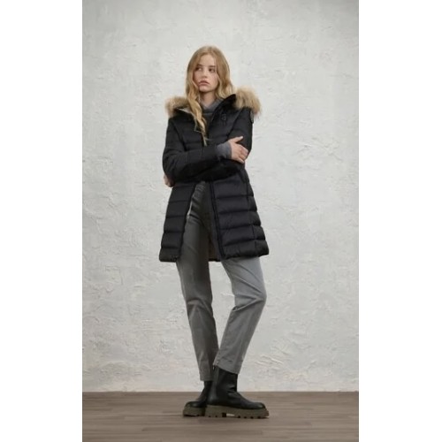 Acquista online Blauer piumino lungo con pelliccia Kristin Giubbotti Blauer 400,00 € paga con PayPal
